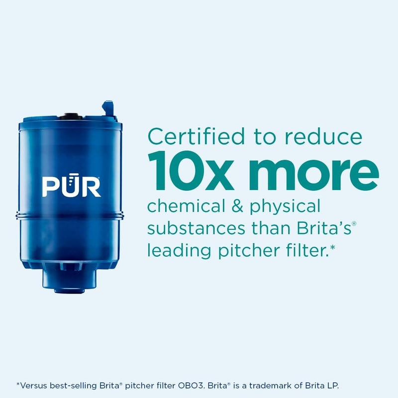 PUR PLUS Faucet Mount Replacement Filter - Genuine 3-in-1 Powerful Water Filtration System for Lead Removal and Mineral Taste - Image 5